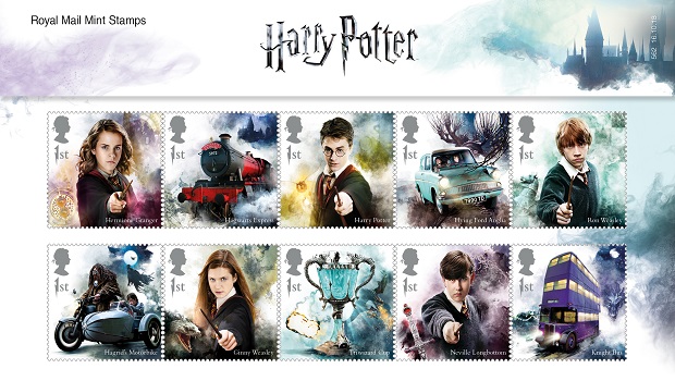UK’s Royal Mail releases exclusive Harry Potter Stamps